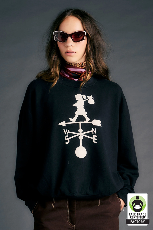 Karen Walker Weather Shop Sweatshirt - Black