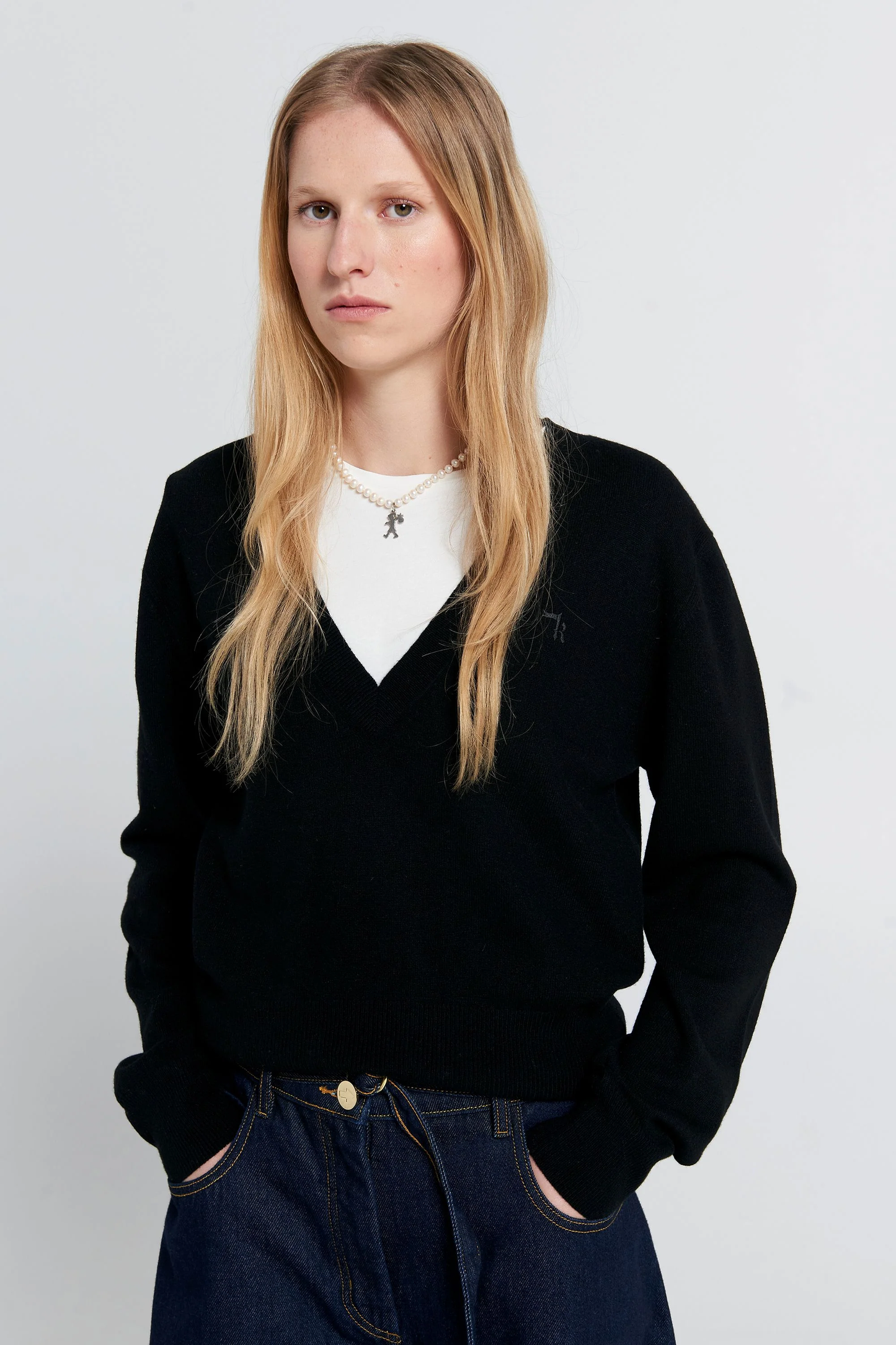 Karen Walker Colette Sweater - Black