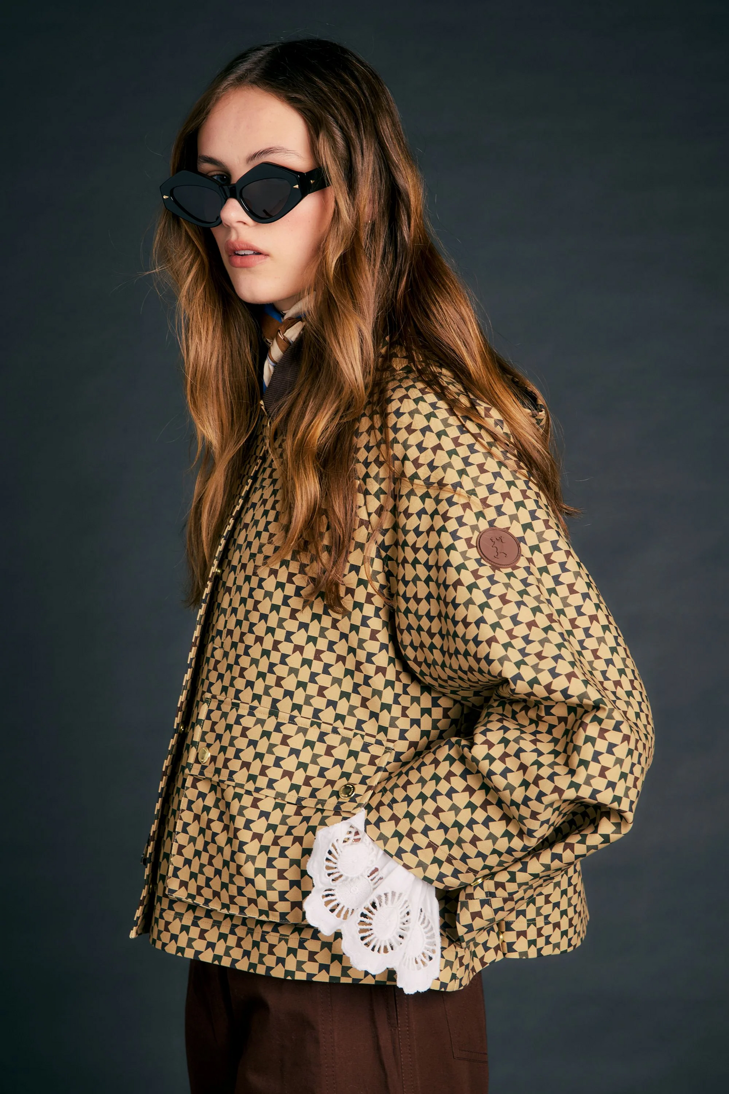 Karen Walker Overtime Jacket - Tan