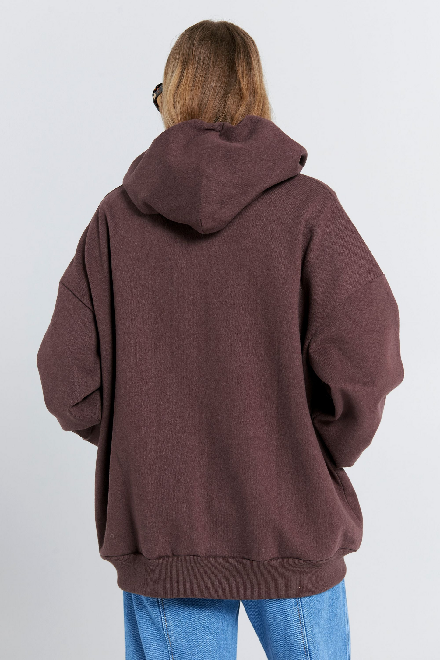 Karen Walker Oversized Hoodie - Chocolate Brown