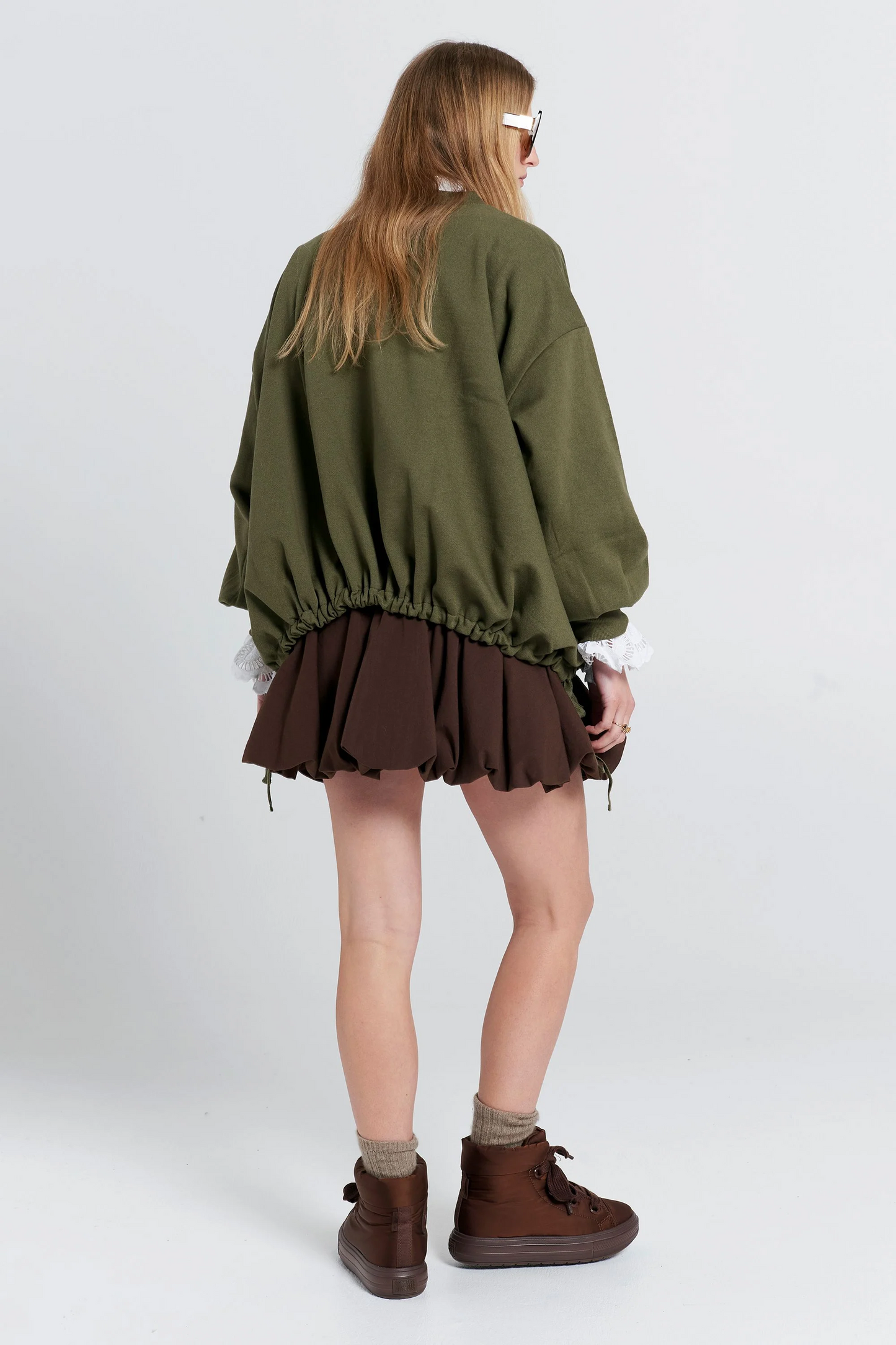 Karen Walker Fraternity Sweatshirt - Hunter Green