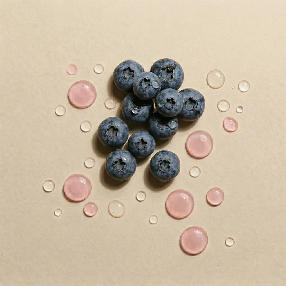 Nude Kiwi Blueberry Bright Eye Gel with Caffeine, Bakuchiol, & B3 - 30g