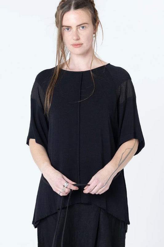 Company Of Strangers Gallery Tee - Black Dobby