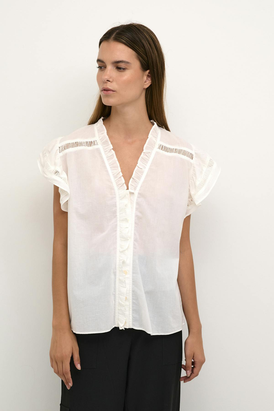 Karen By Simonsen Ommi Top - Bright White