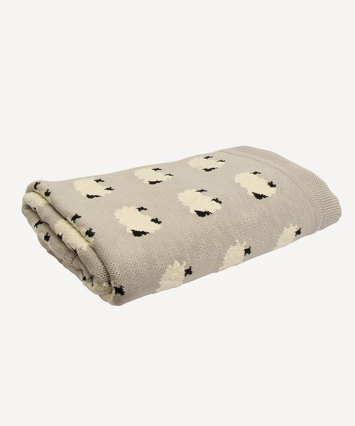 French Country Counting Sheep Throw - 170cmx150cm