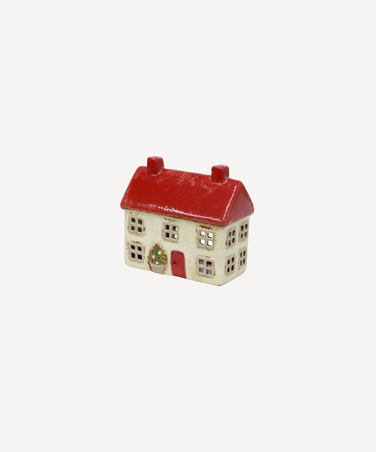 French Country Alsace Tea Light Cottage Christmas Stone