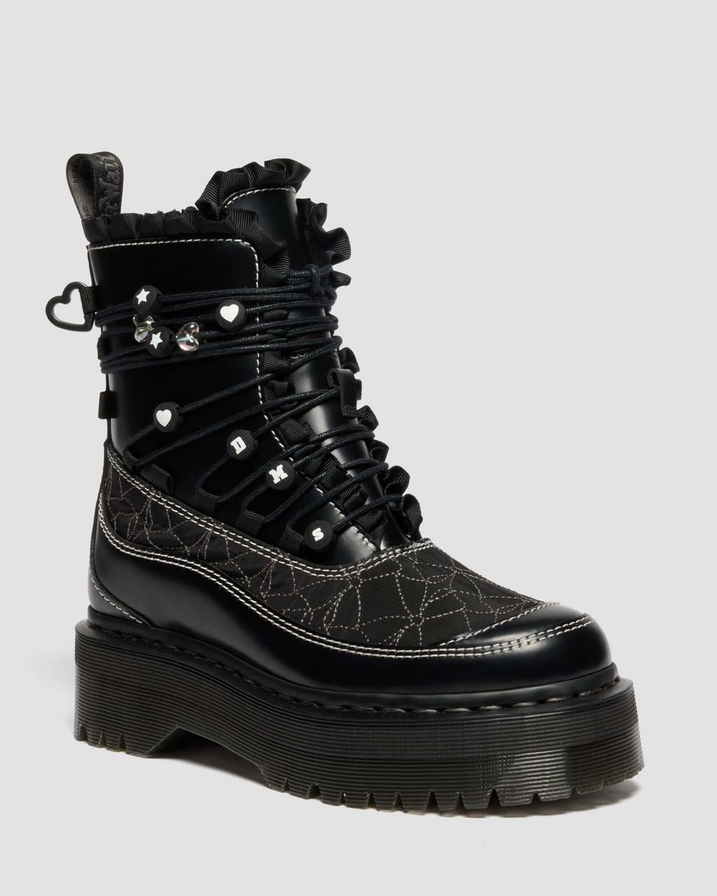 Dr Marten's Jadon Frill Boot - Black