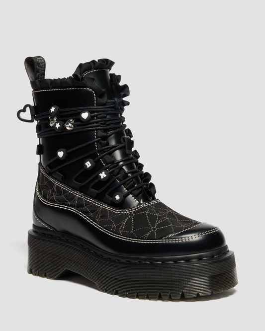 Dr Marten's Jadon Frill Boot - Black