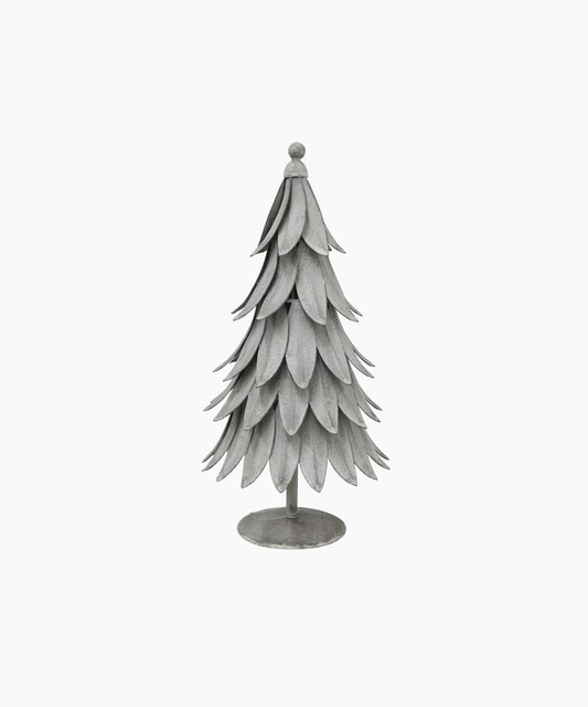 French Country Christmas Tree Zinc Large