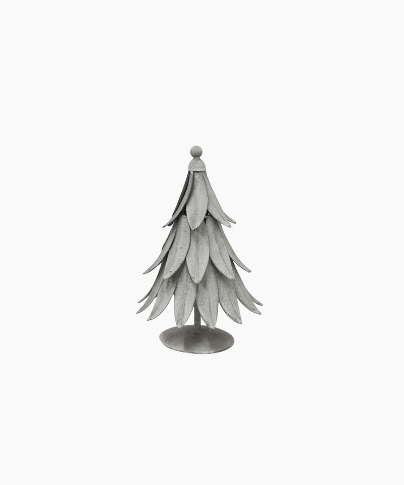 French Country Christmas Tree Zinc small
