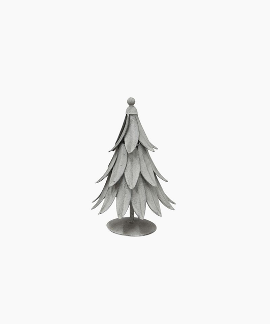 French Country Christmas Tree Zinc small