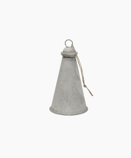 French Country Hanging Bell Long Ash Grey