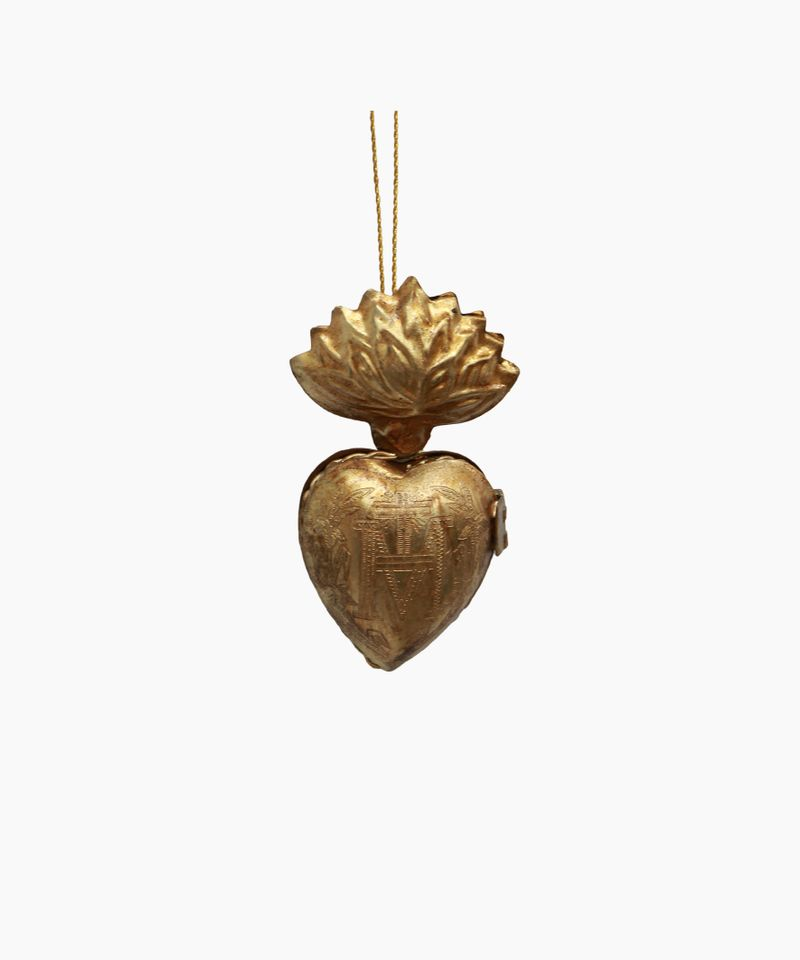 French Country Hanging Heart Locket