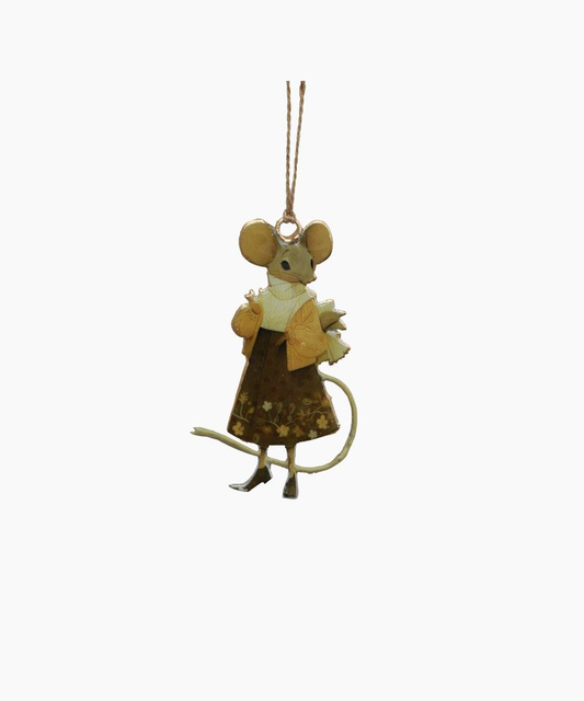French Country Beatrice Ochre Hanging Mouse