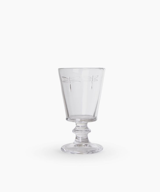 French Country Dragonfly Wine Goblet