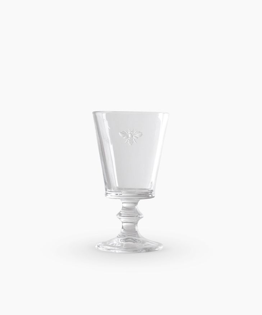 French Country French Bee Wine Goblet