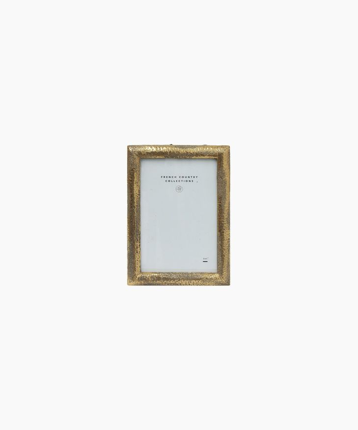 French Country Hammered Gold Photo Frame 4x6