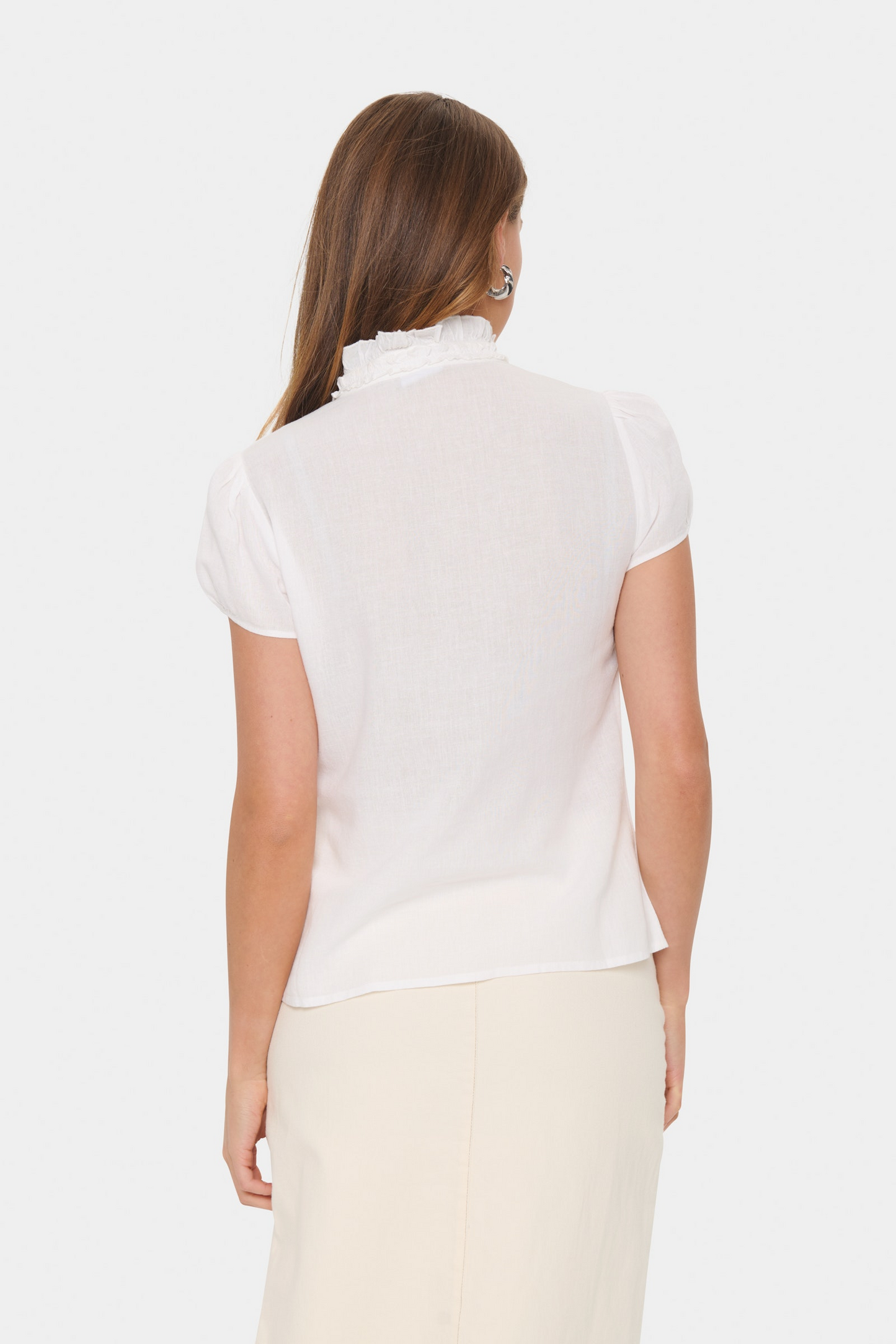 Saint Tropez ElliSZ SS Shirt - Ice