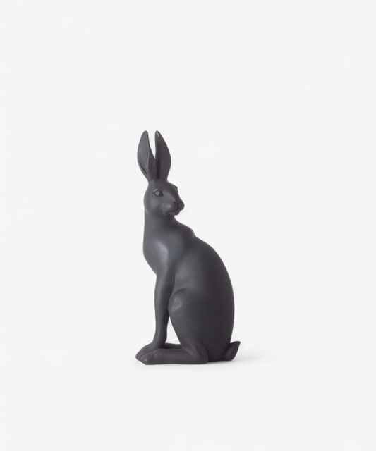 French Country Harold The Hare Turning - Black