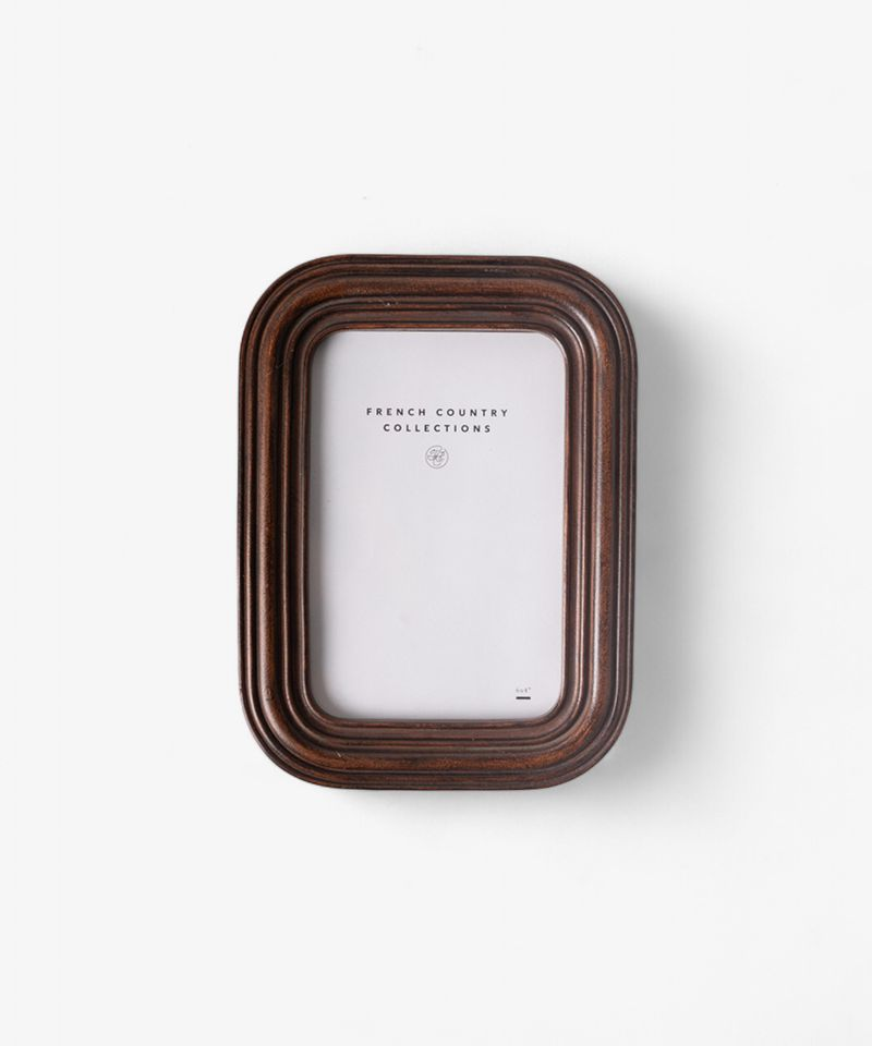 French Country Chestnut Ribbed Photoframe 4x6