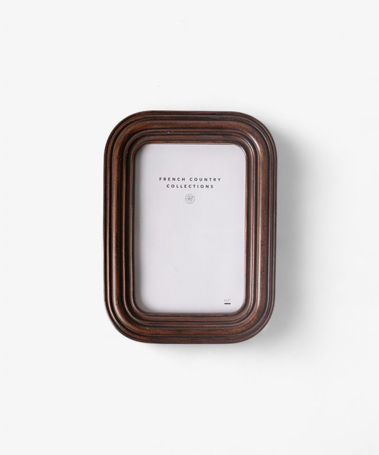 French Country Chestnut Ribbed Photoframe 4x6