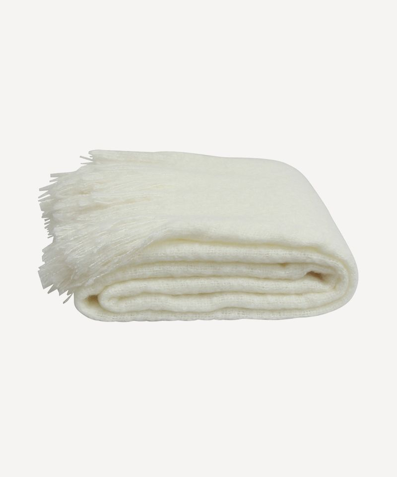 French Country Throw Tassel - Off White