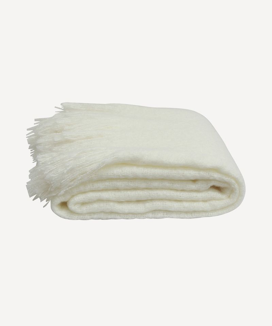 French Country Throw Tassel - Off White