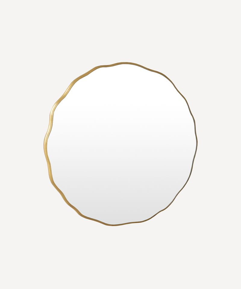 French Country Wave Circle Mirror - Small