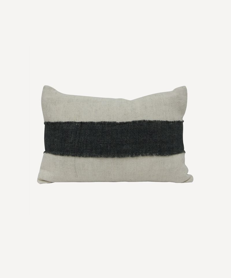 French Country Fray Stripe Cushion