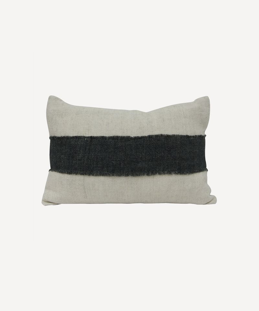 French Country Fray Stripe Cushion