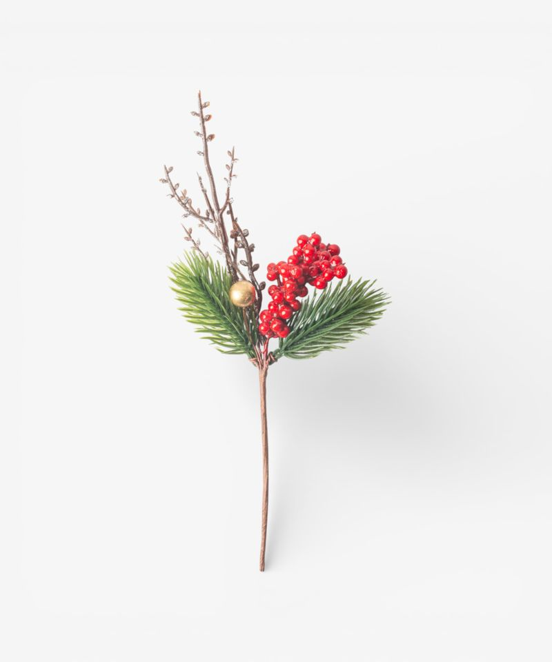 French Country Festive Sprig 4pc