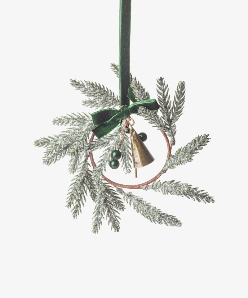 French Country Evergreen Mini Wreath