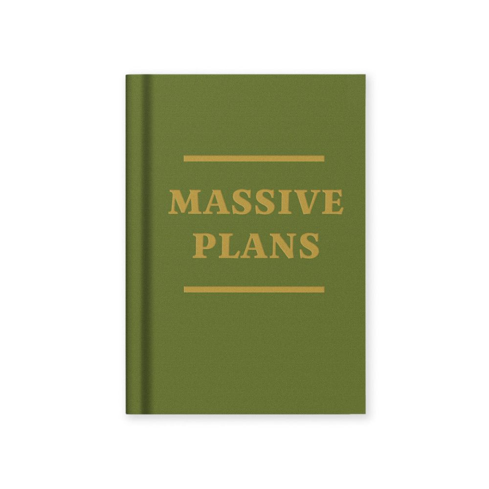 Vevoke Hard Cover Tiny Notebook - Massive Plan
