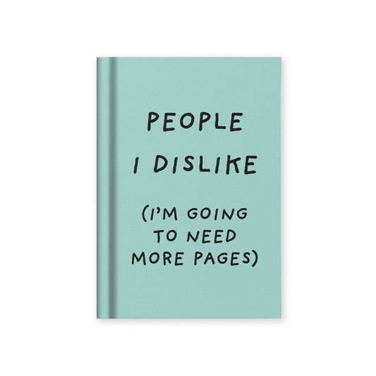 Vevoke Hard Cover Tiny Notebook - People I Dislike