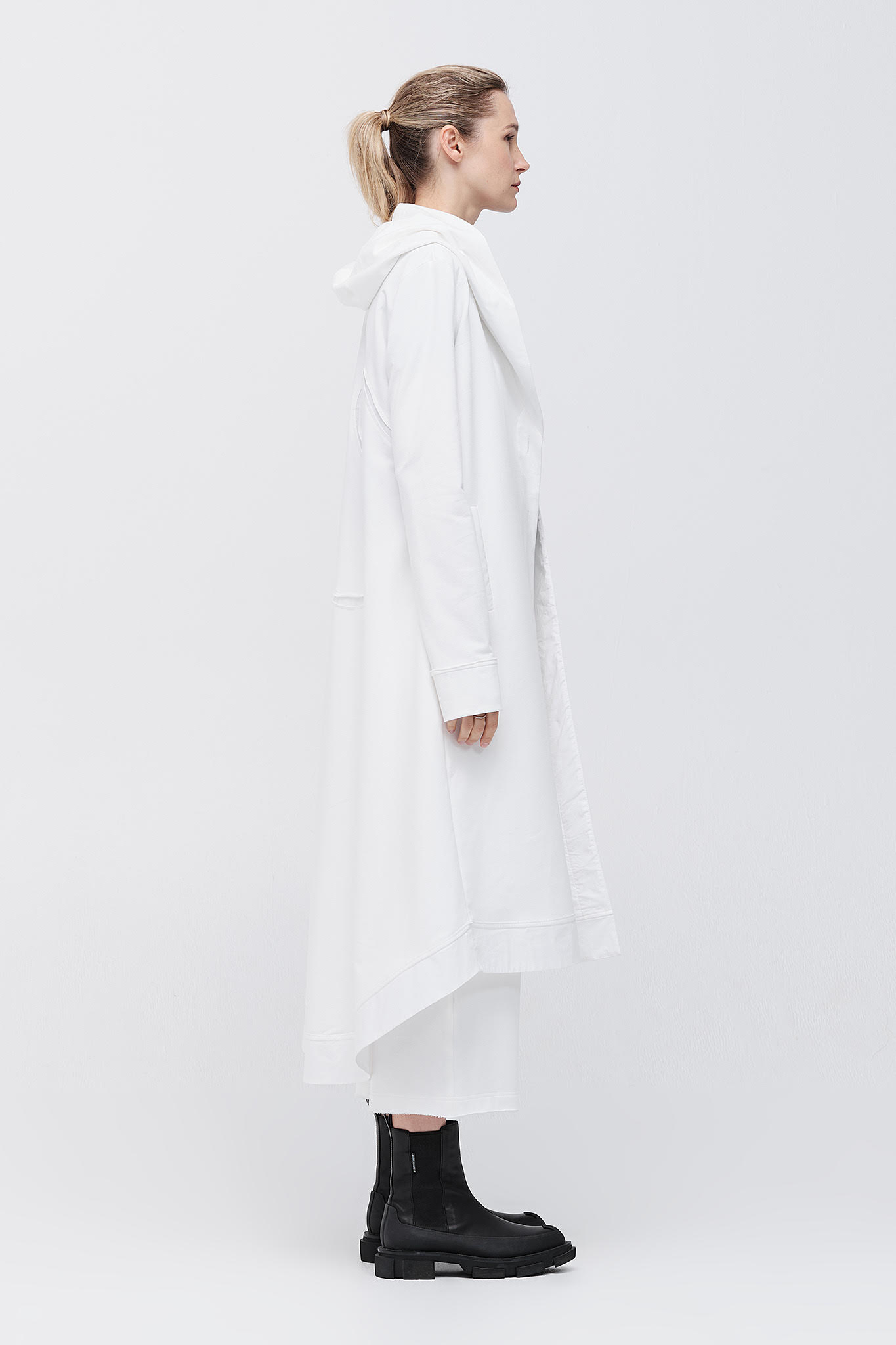 Taylor Wave Coat - Ivory/Ivory