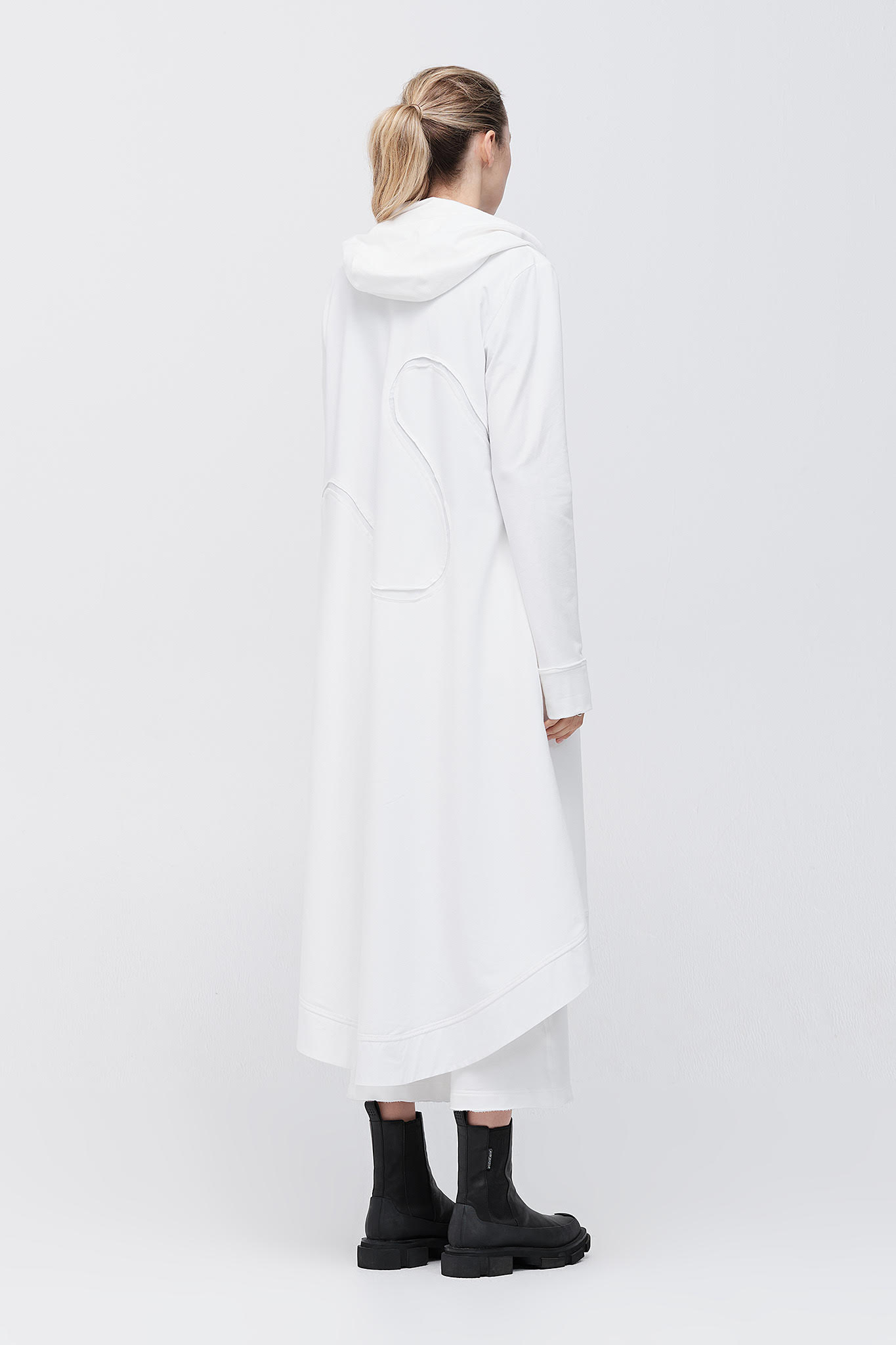 Taylor Wave Coat - Ivory/Ivory