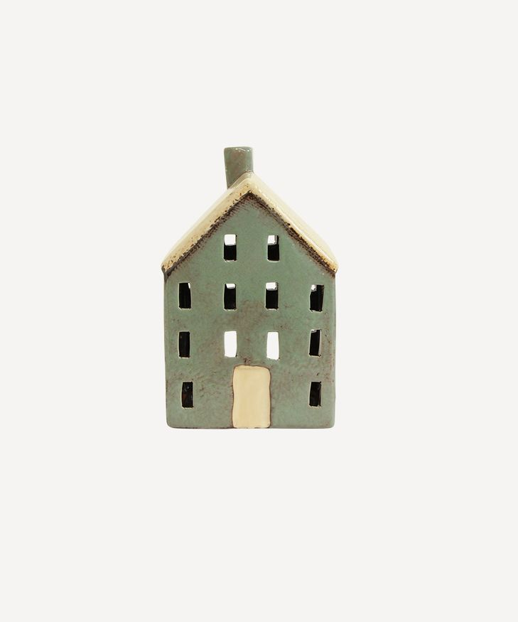 French Country Alsace Tealight Chalet Blue