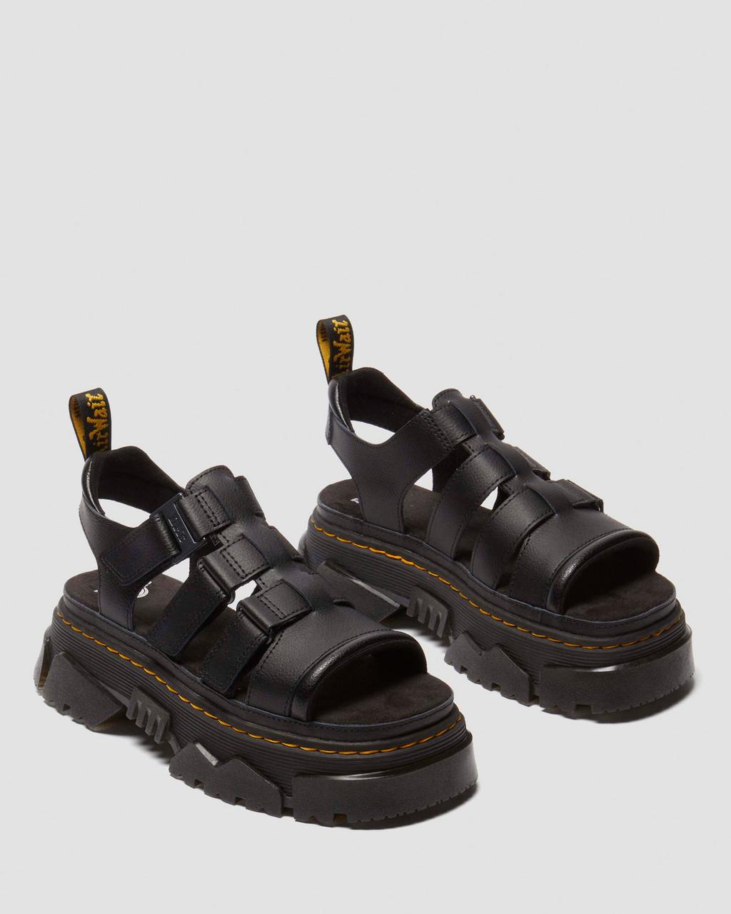 Dr Martens Mattison 3 Strap Sandal - Black Athena