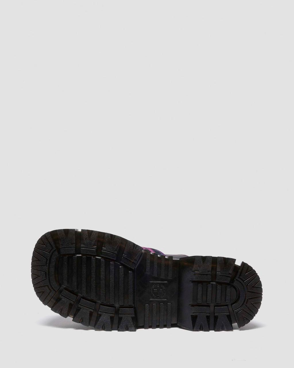 Dr Martens Mattison Slide Sandal - Pink Multi Tartan