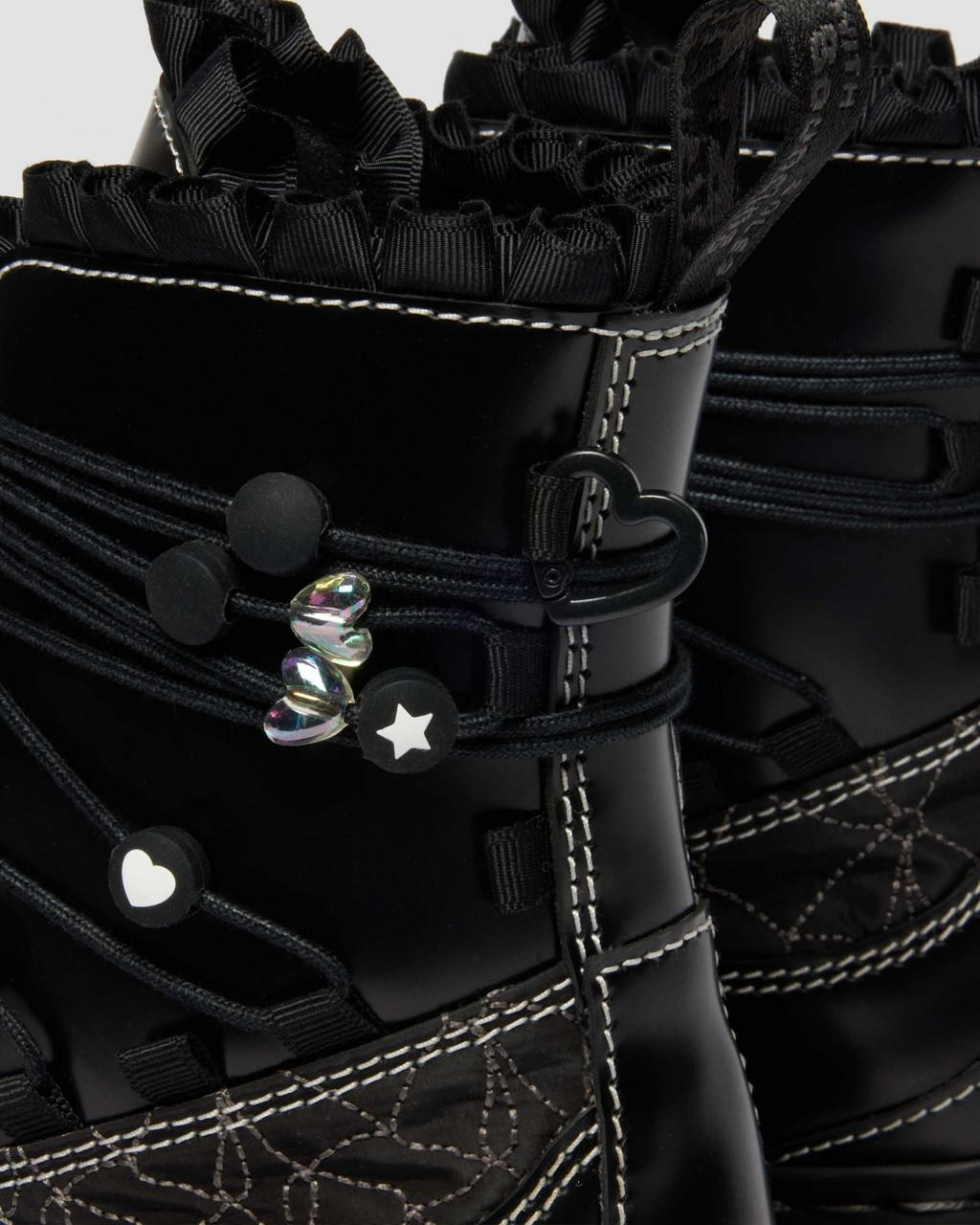 Dr Marten's Jadon Frill Boot - Black