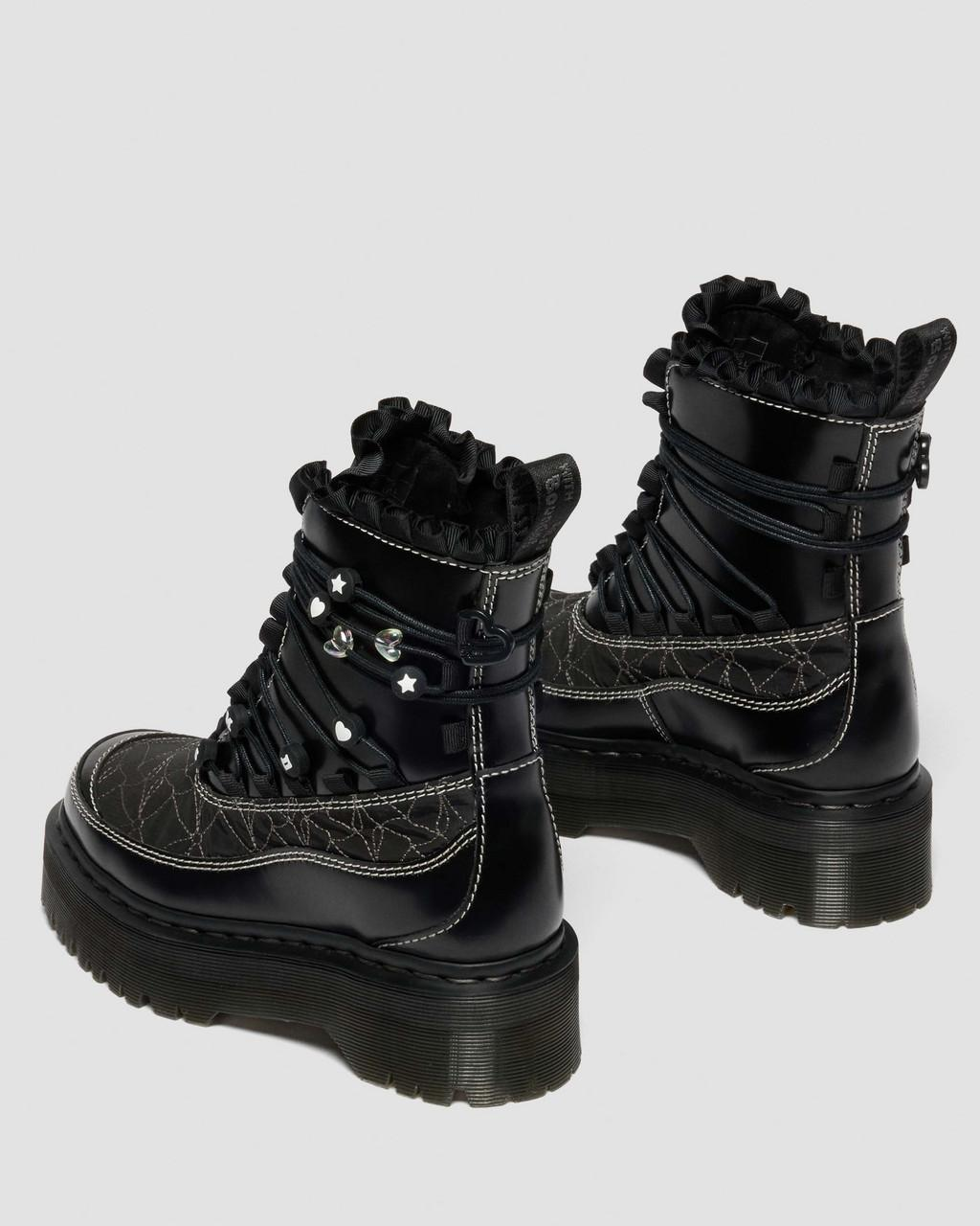 Dr Marten's Jadon Frill Boot - Black