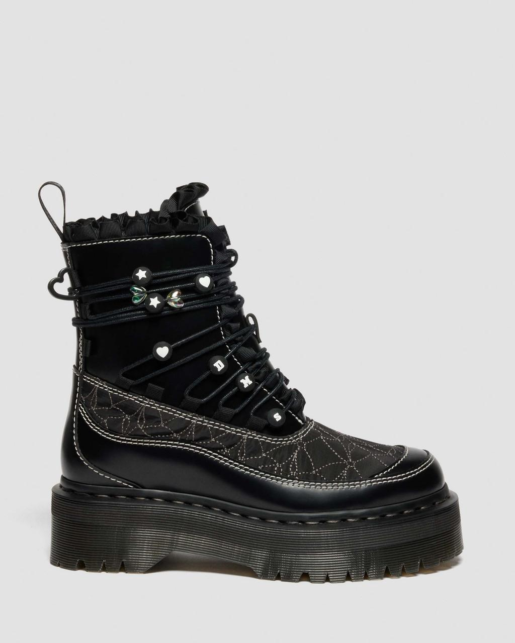 Dr Marten's Jadon Frill Boot - Black