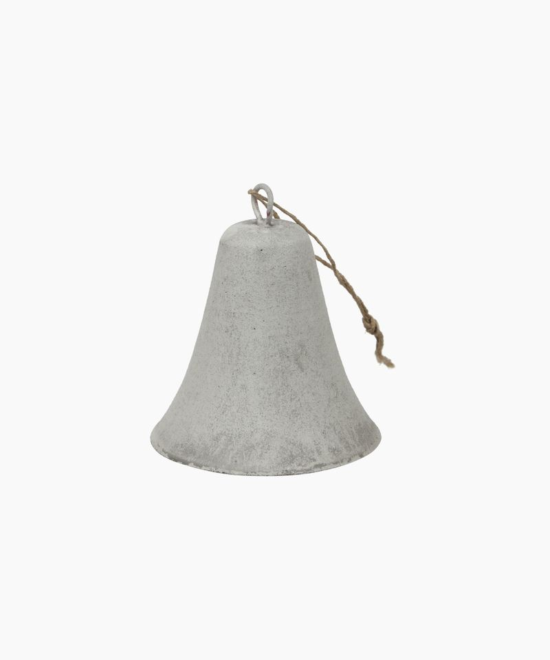French Country Hanging Bell Medium Ash Grey