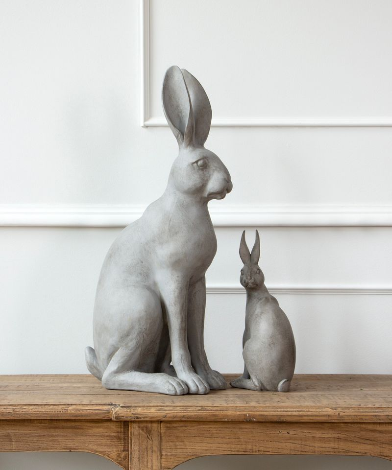 French Country Harold The Hare - Grey