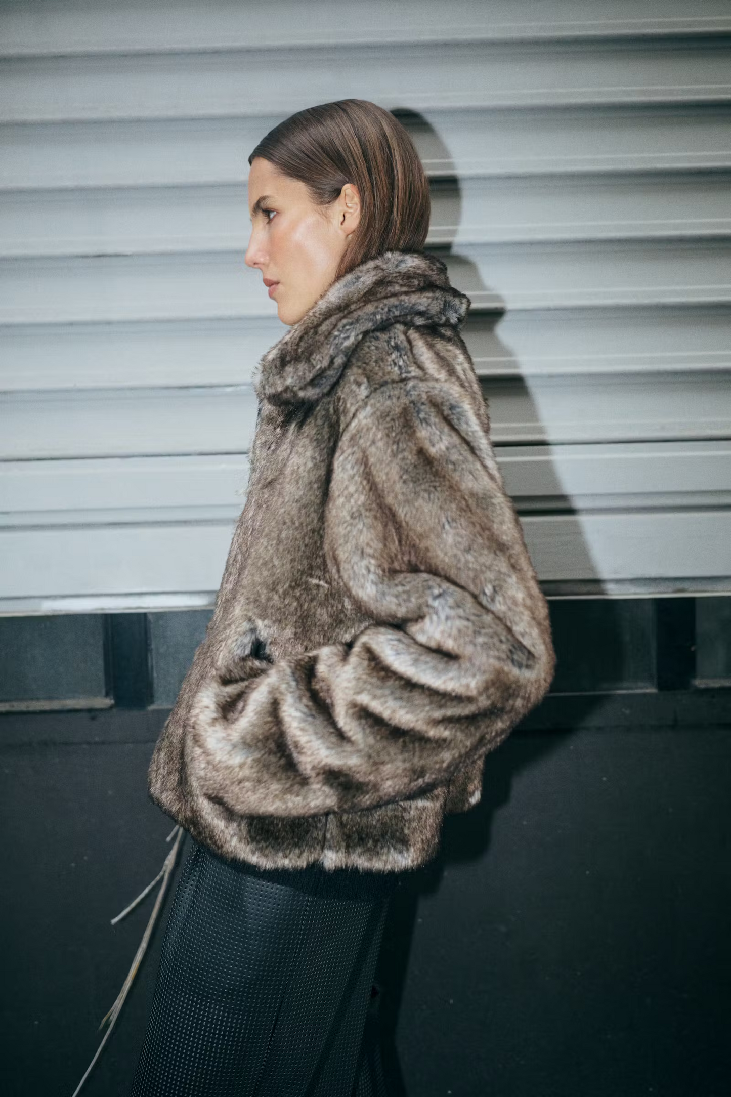 Karen By Simonsen Carol Fur Jacket - Falcon