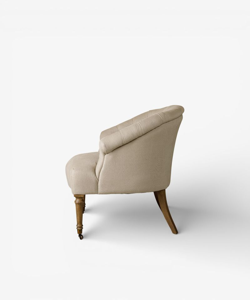 French Country Felix Tub Chair - Taupe