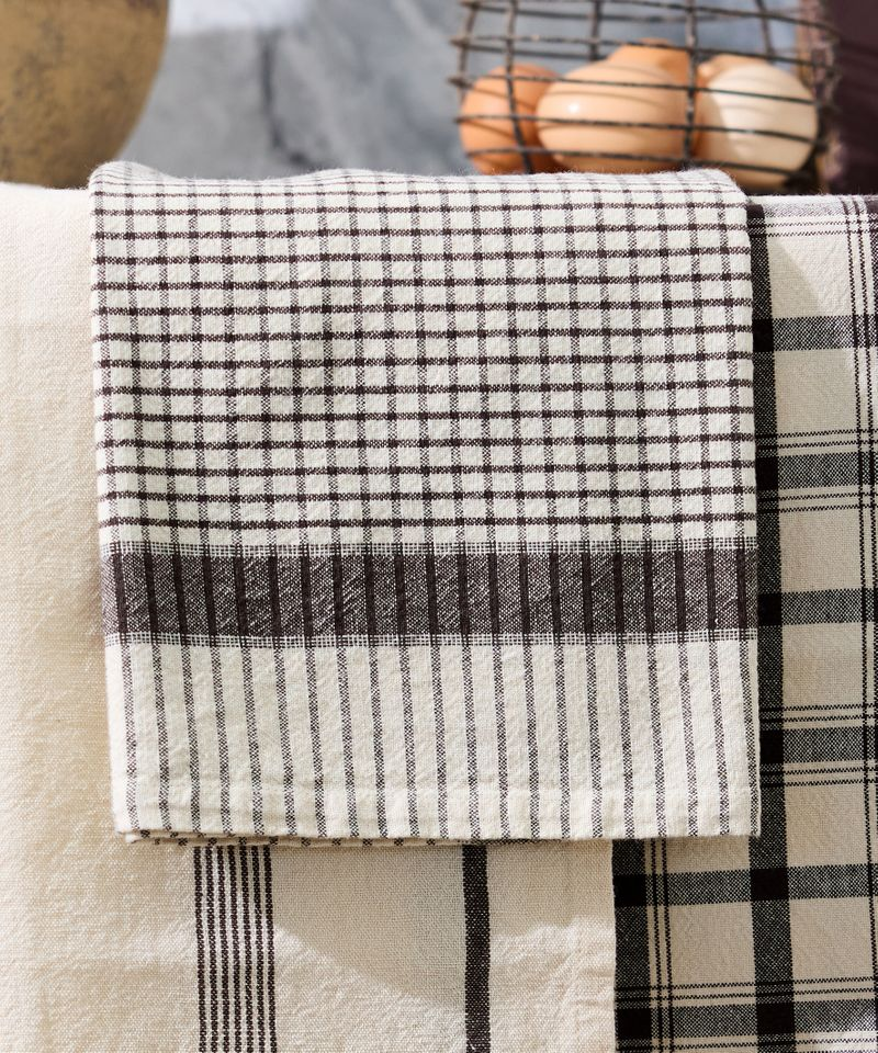 French Country Utility Check Teatowel