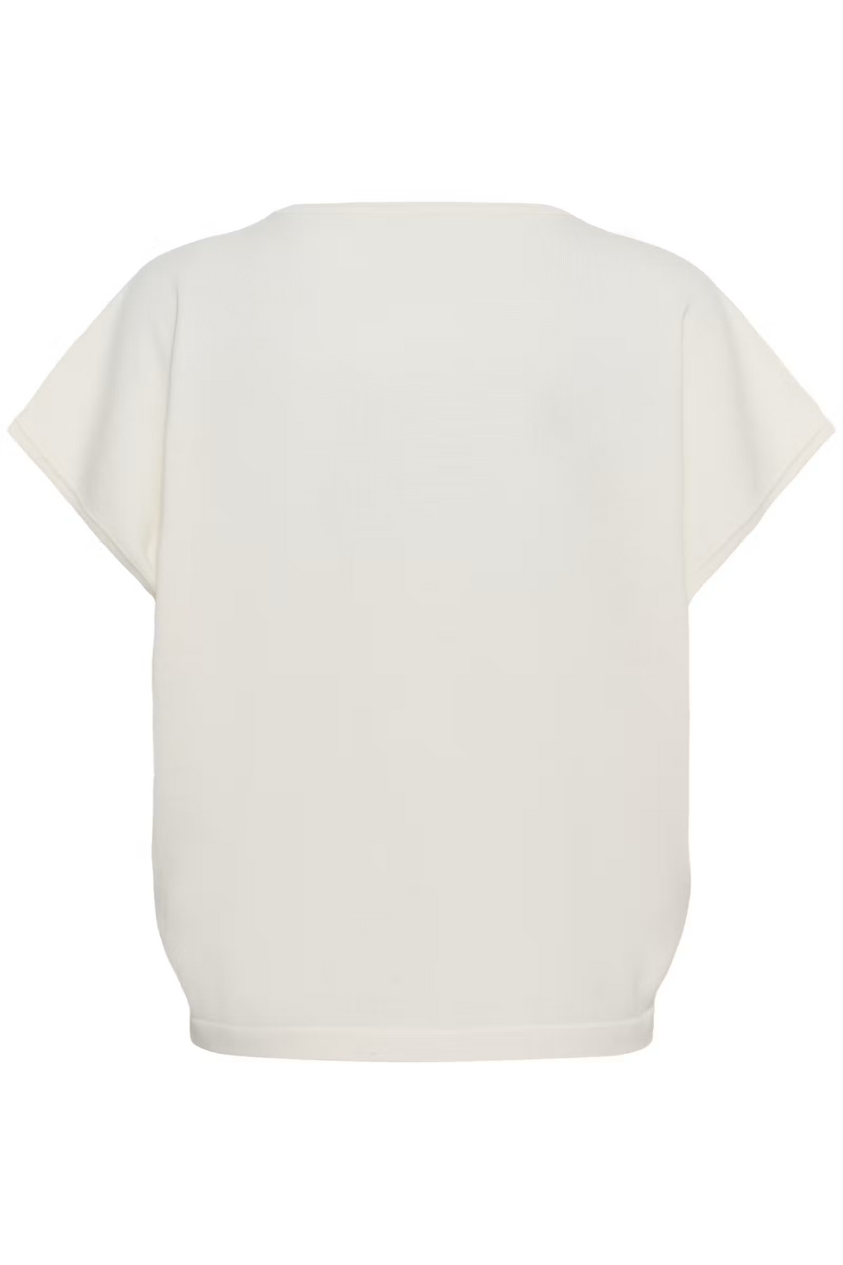Saint Tropez Mila Round Neck SS Pullover - Ice