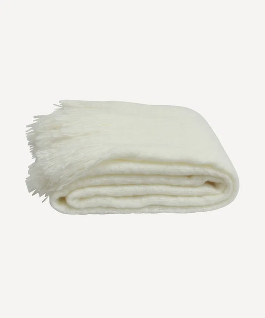 French Country Throw Tassle - Off White