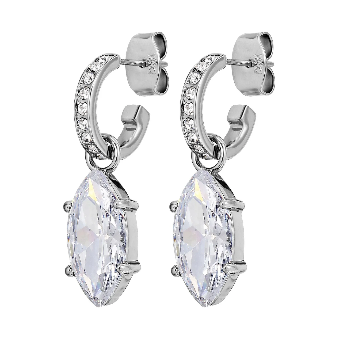 Dyrberg/Kern Junipe Earrings - Silver Crystal
